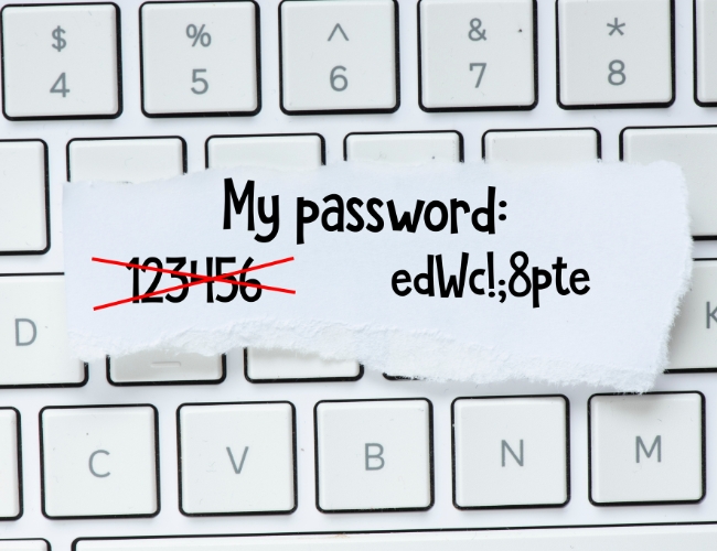 Avoid using easily guessable or commonly used passwords