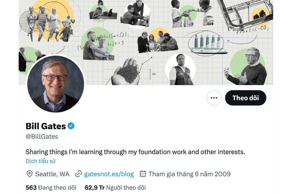 Many entrepreneurs like Bill Gates also use Twitter