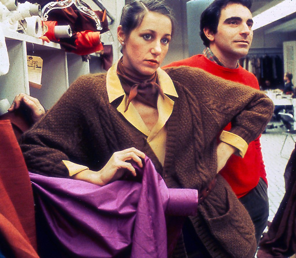 Image of Donna Karan in her fashion collection 2