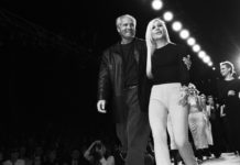 Gianni And Donatella Versace On The Runway