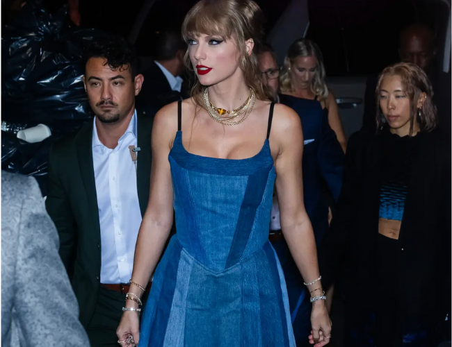 Taylor Swift attends Diddy's VMAs after-party